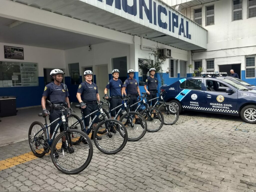 Ciclopatrulhamento. Foto: reprodução da GCM