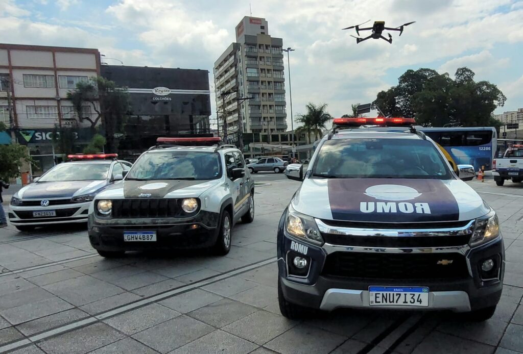 Drones da GCM. Foto: Marcinho Santos