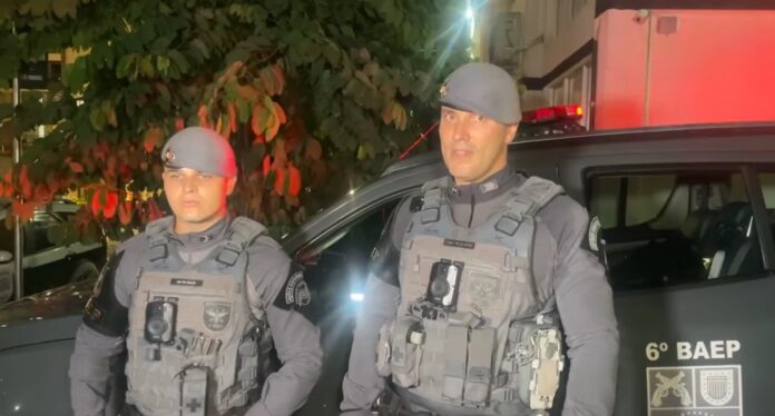Dupla presa em São Bernardo. Foto: Polícia Militar